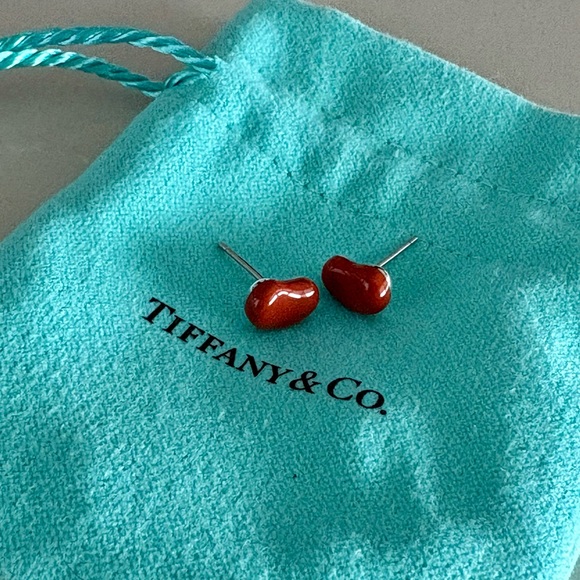 Tiffany bean earrings in jasper - Picture 3 of 5